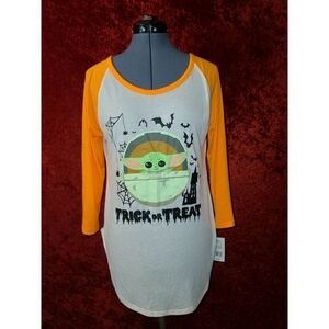 Star Wars The Child Yellow Baseball Shirt